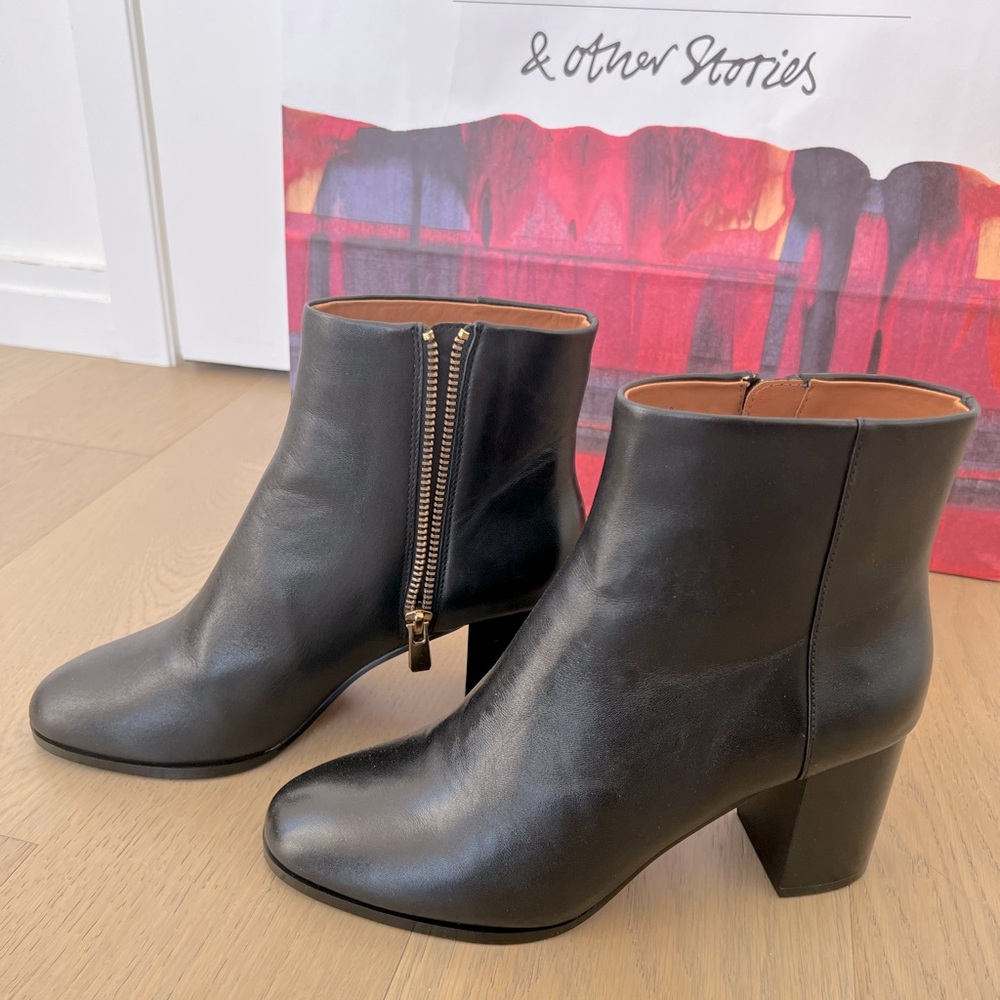 And & other stories leather boots